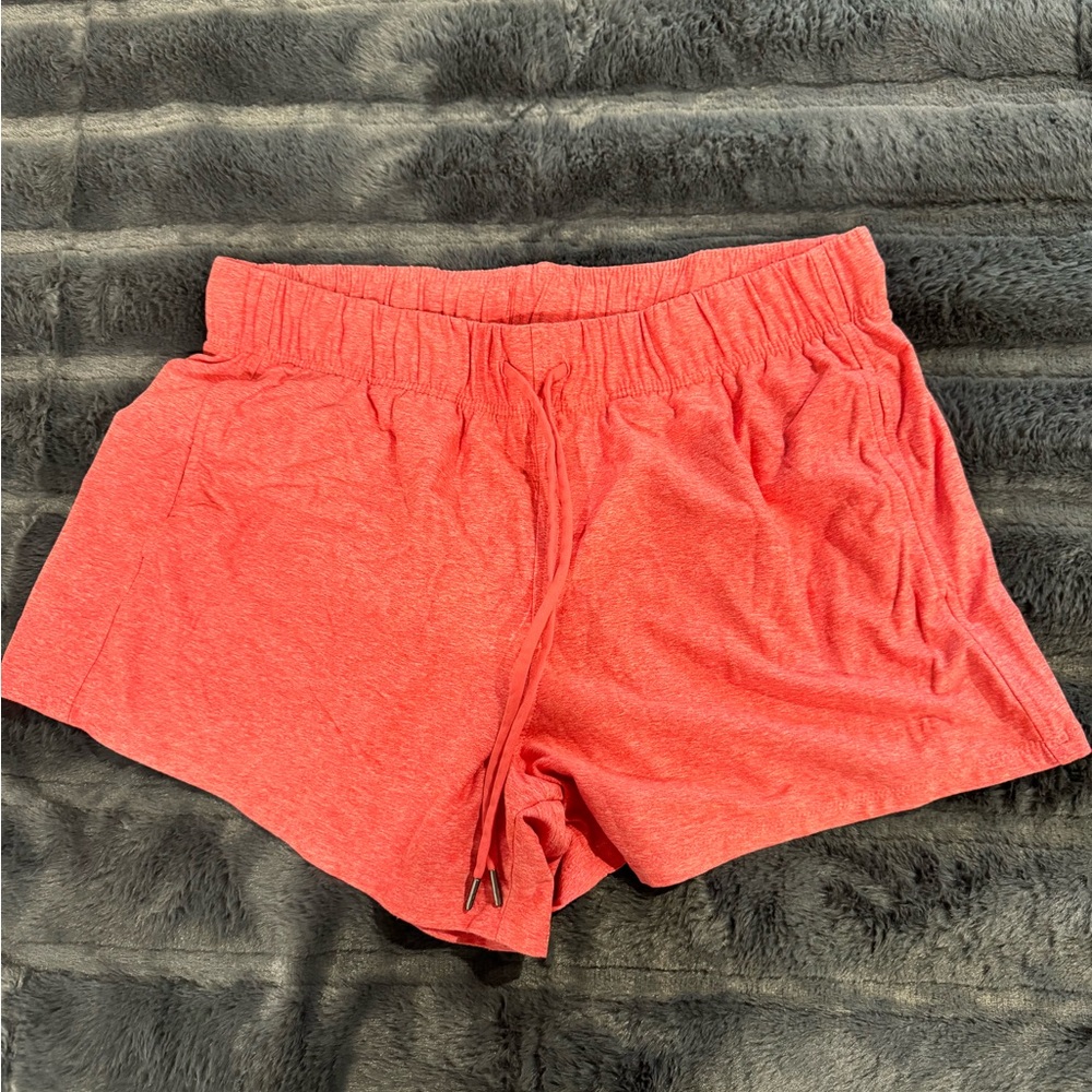 Red lounge shorts